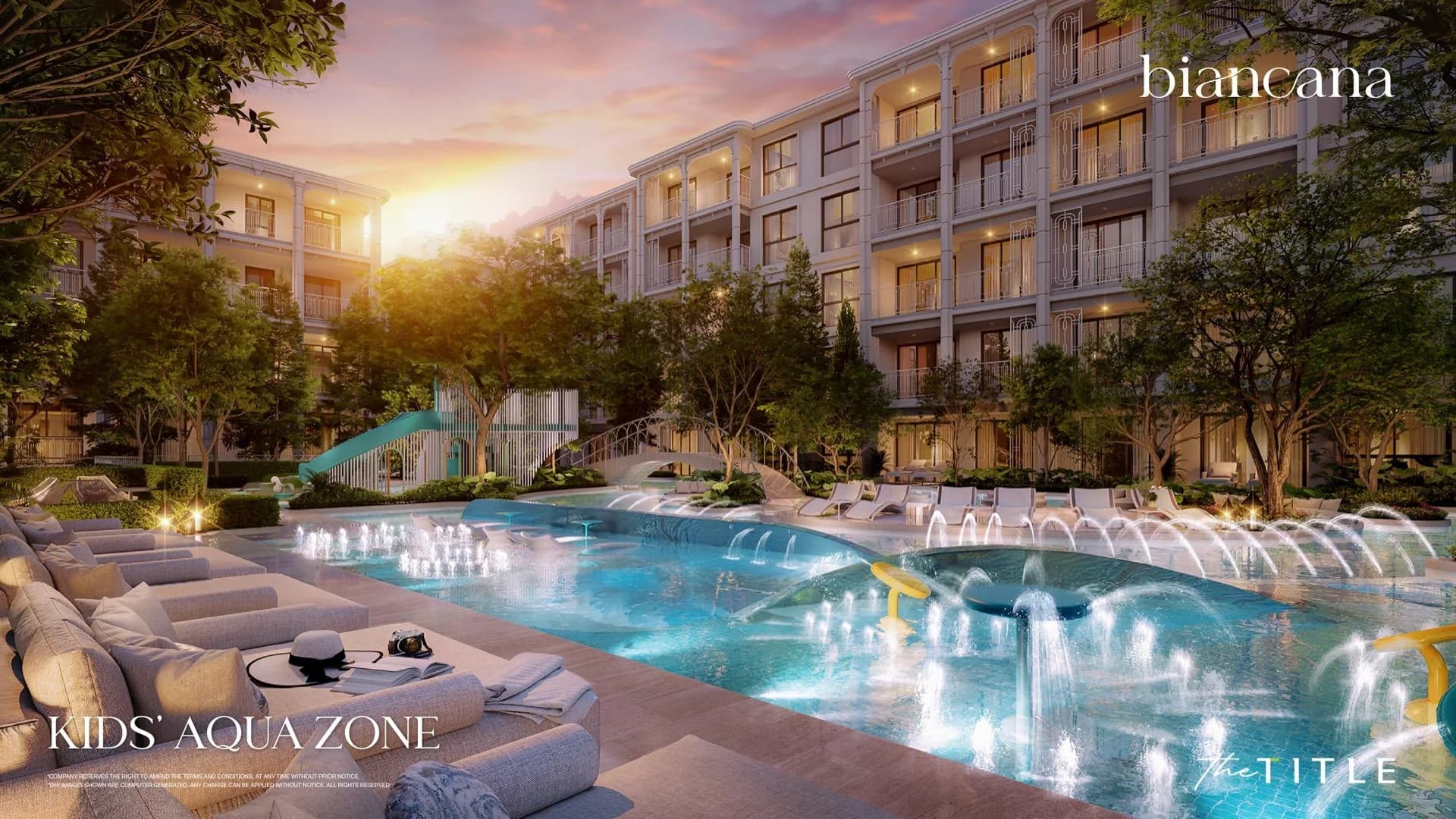 The Title Biancana: kids’ aqua zone