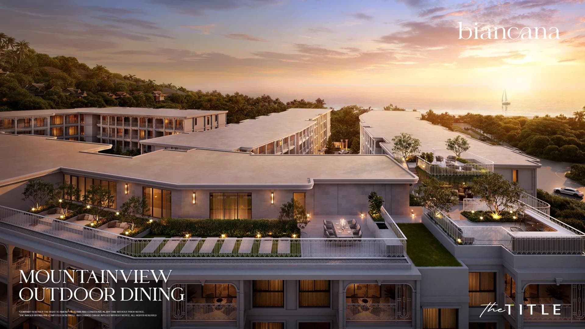 The Title Biancana: mountain-view dining